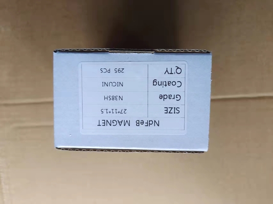 kopen De zilveren Magneten N38SH F27x11x1.5mm van het Deklaag Permanente Neodymium voor Brushless gelijkstroom-Motor online manufacture