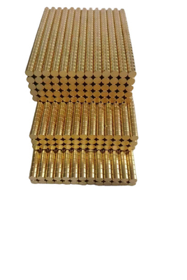 kopen Van de de Magnetenzeldzame aarde van het N38n50 Neodymium van de Magneetndfeb de Permanente Gouden speciaal Aangepaste Deklaag online manufacture