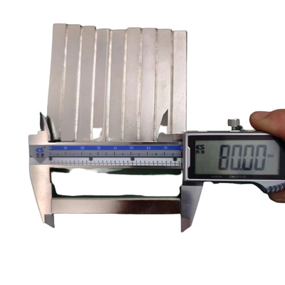 kopen De Barmagneten 80X10X10mm van het douane Vierkante Rechthoekige N52 Sterke Neodymium Lang Lengte Veelvoudig Gebruik online manufacture