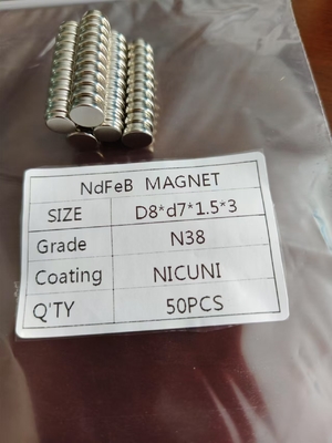 kopen Op maat gemaakte Neodymiummagneten van N38-kwaliteit Ronde ring schijf rechthoekige vorm Voor meubelgebruik online manufacture