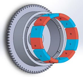 kopen Duurzame Aangepaste het Ferrietmagneet van het Vliegwiel Boogvormige Segment R55.55 x r48.5 x W50 x L29 online manufacture