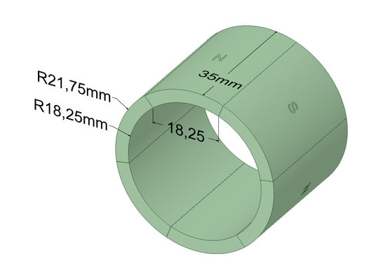 kopen Het Neodymiummagneten van N45SH Zinncium voor Servomotor BLDC SAC90S25/3/TB/voet/ey-2048 online manufacture